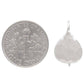 Sterling Silver Teardrop Earrings w Hammer Texture