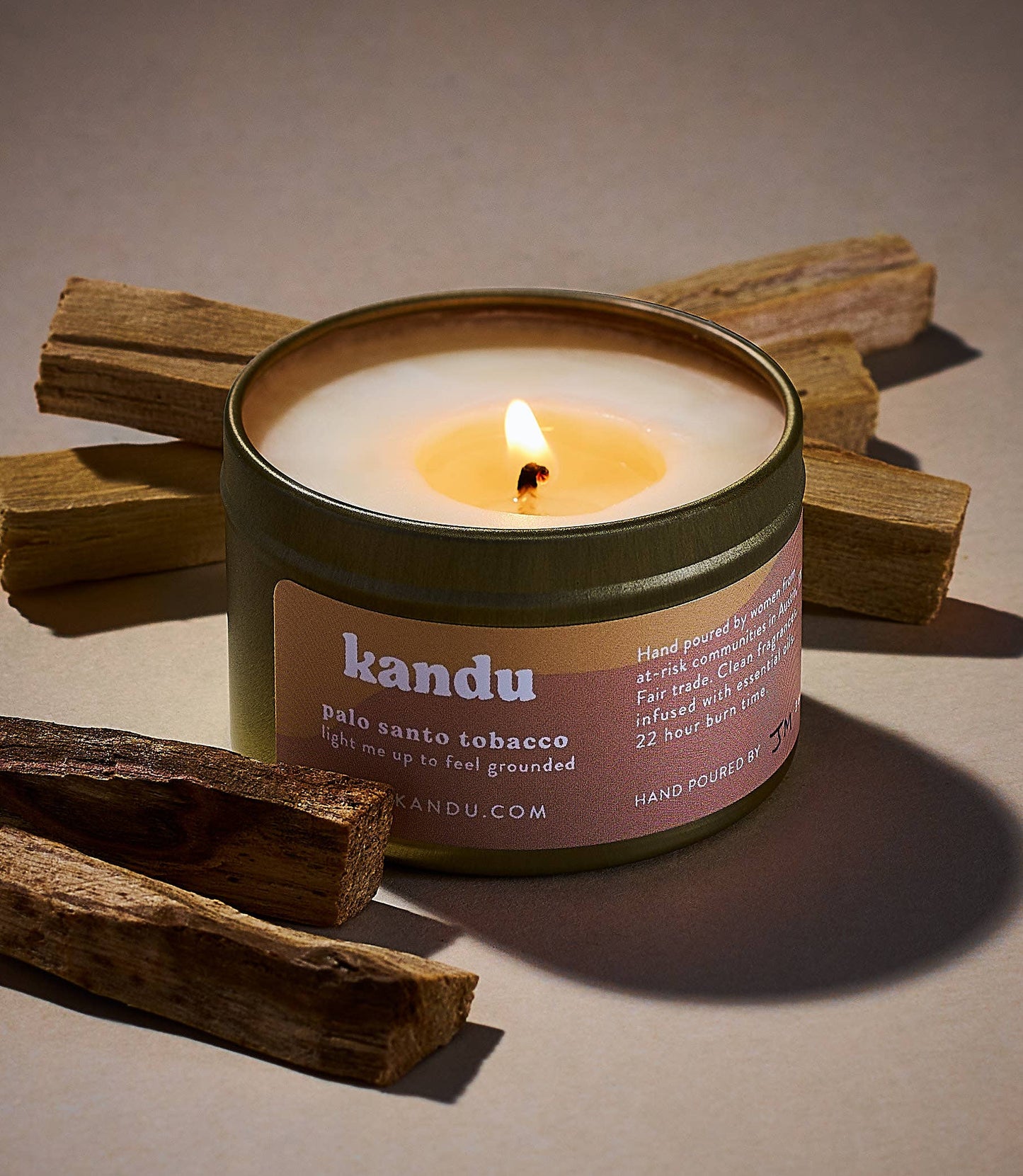 Palo Santo Tobacco 3oz Candle