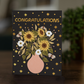 Congratulations Vase Card