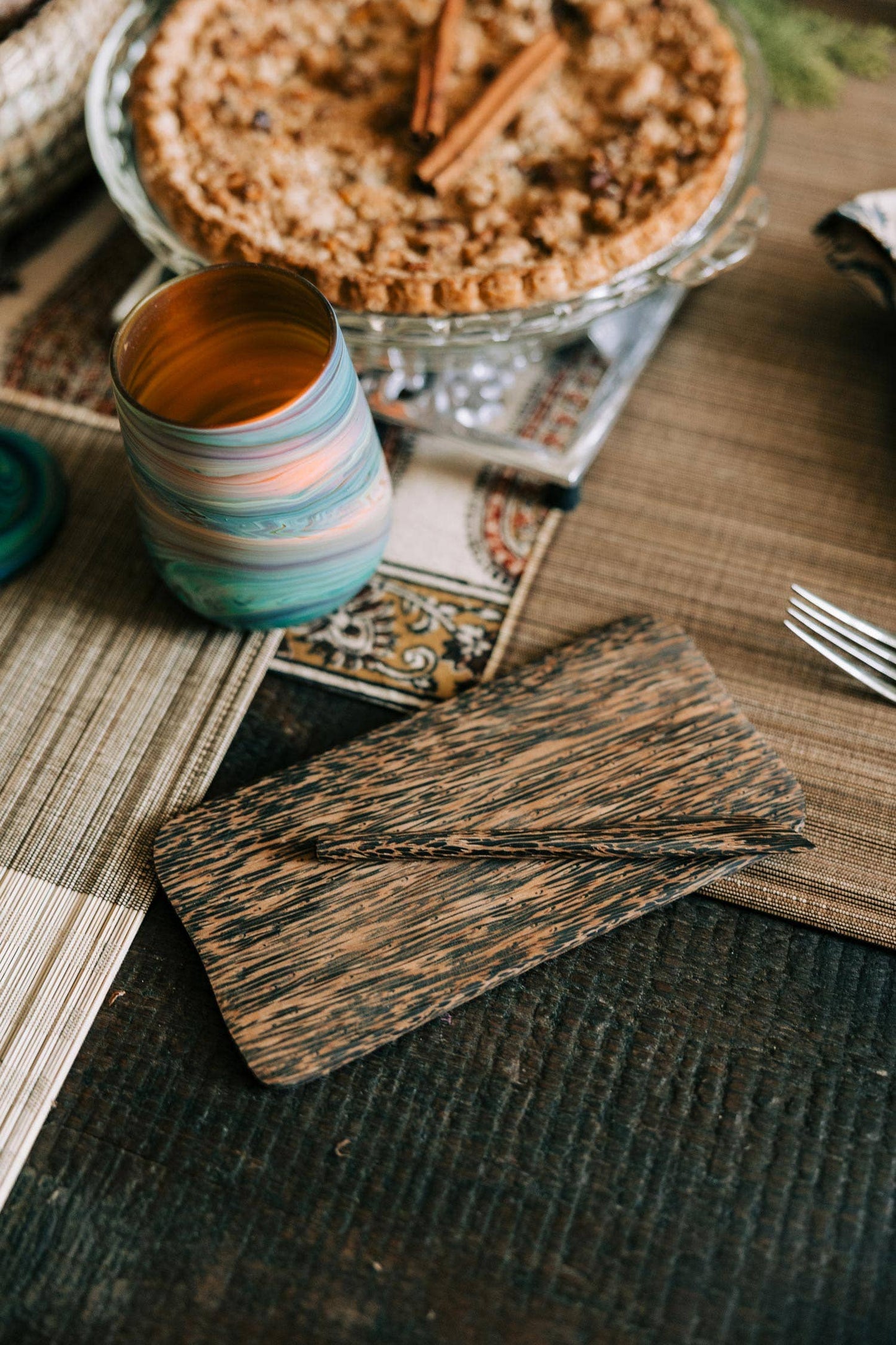 Palm Wood Serving Dish