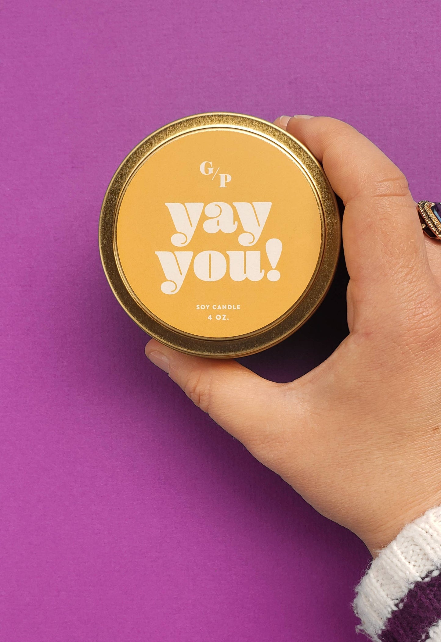 Yay You! Just Because 4 oz. Candle Tin