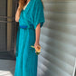 Vintage Silk Wrap Dress