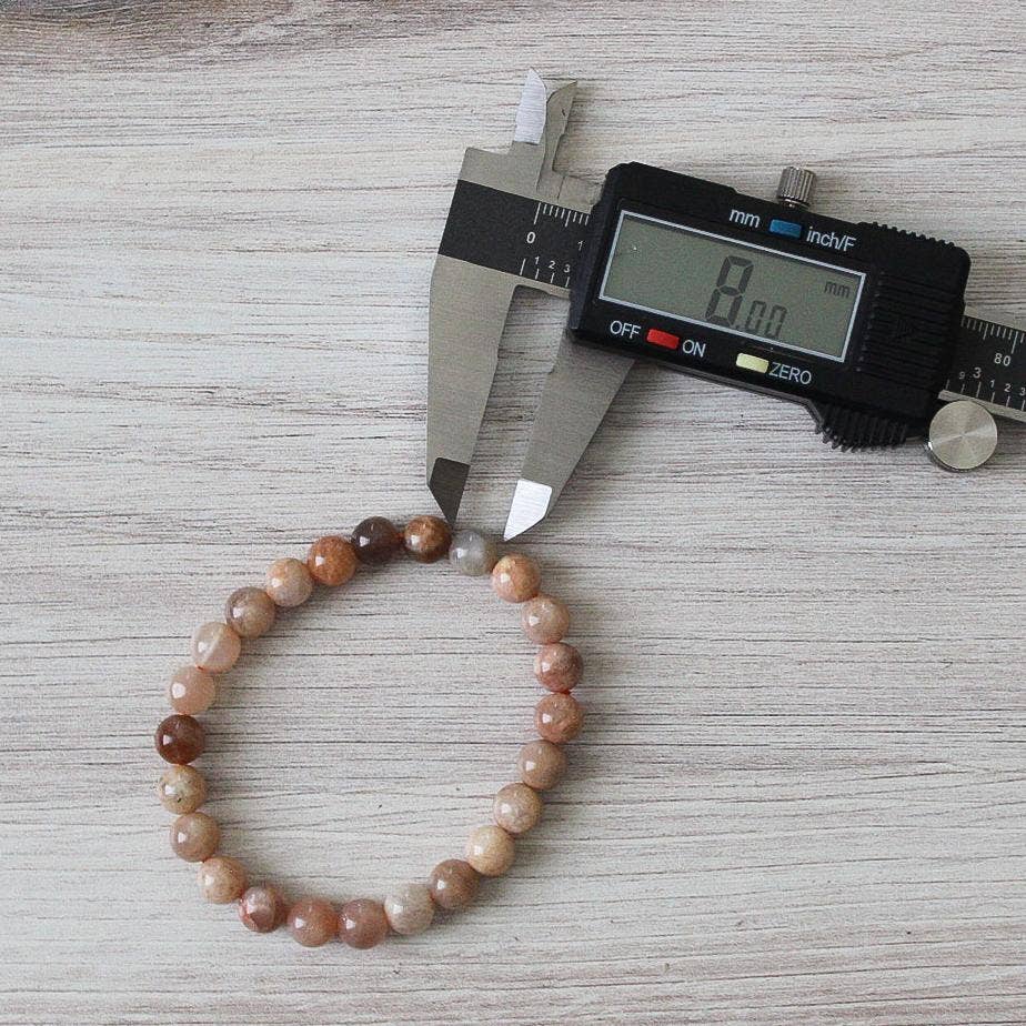 Peach Moonstone Bracelet