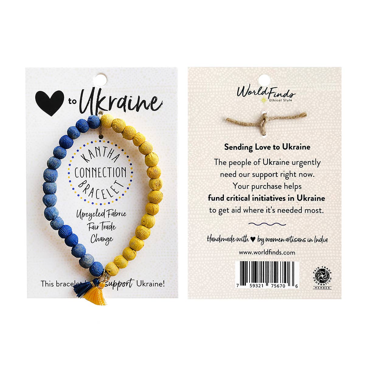 Love To Ukraine • Cause Connection Bracelet