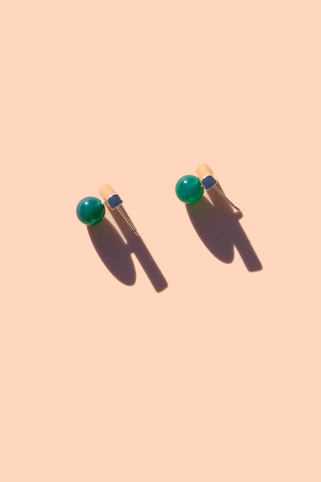 Morse Code Studs - 18K Gold Plated