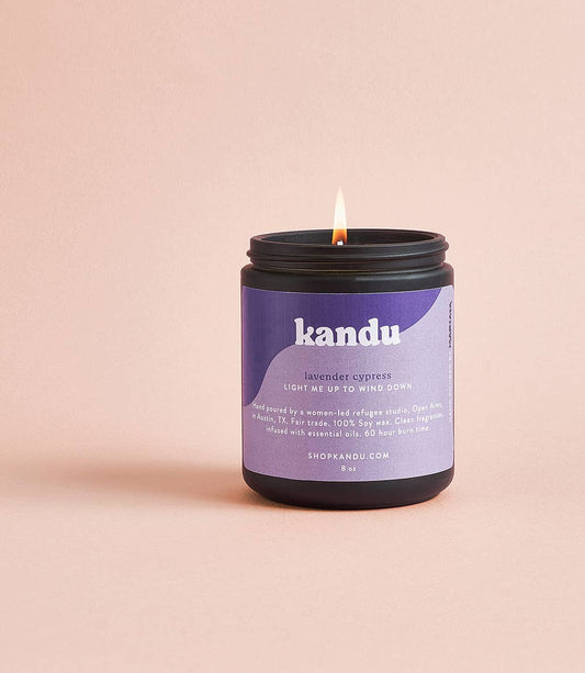 Lavender cypress 8oz candle