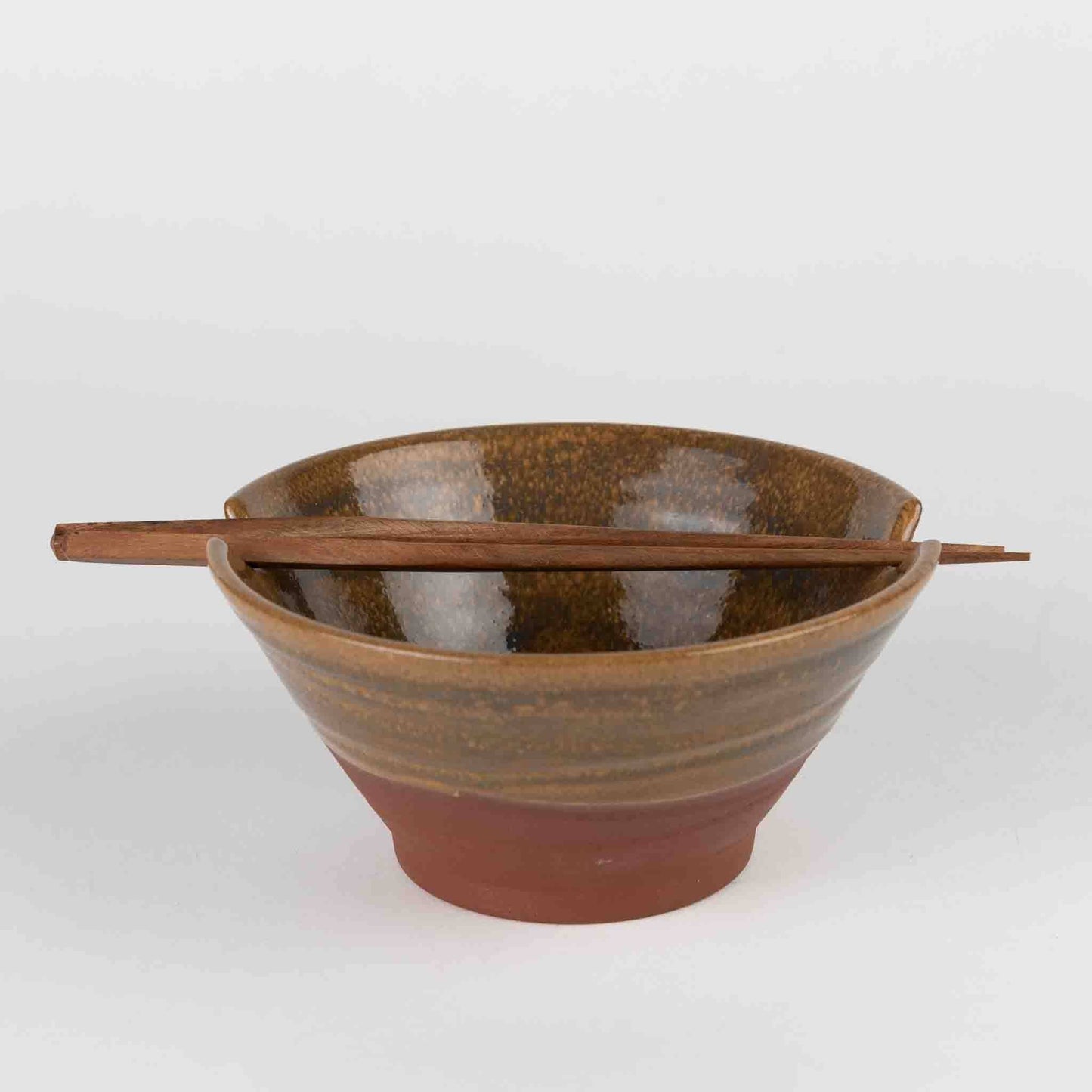 Chopsticks & Terracotta Bowl Set