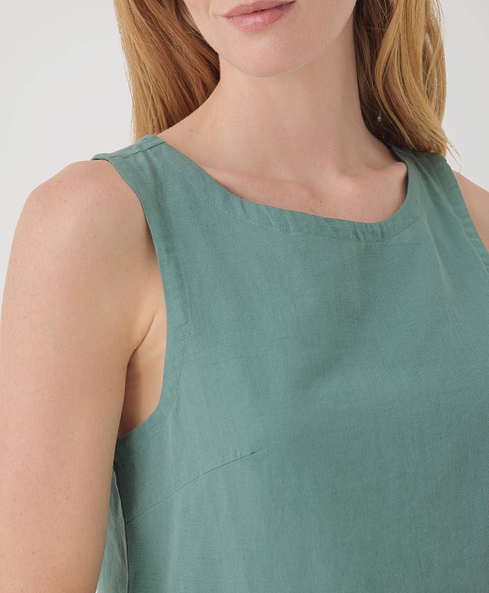 Women's Canopy Linen Blend Tulip Back Tank