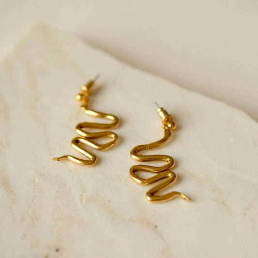 Serpent earrings