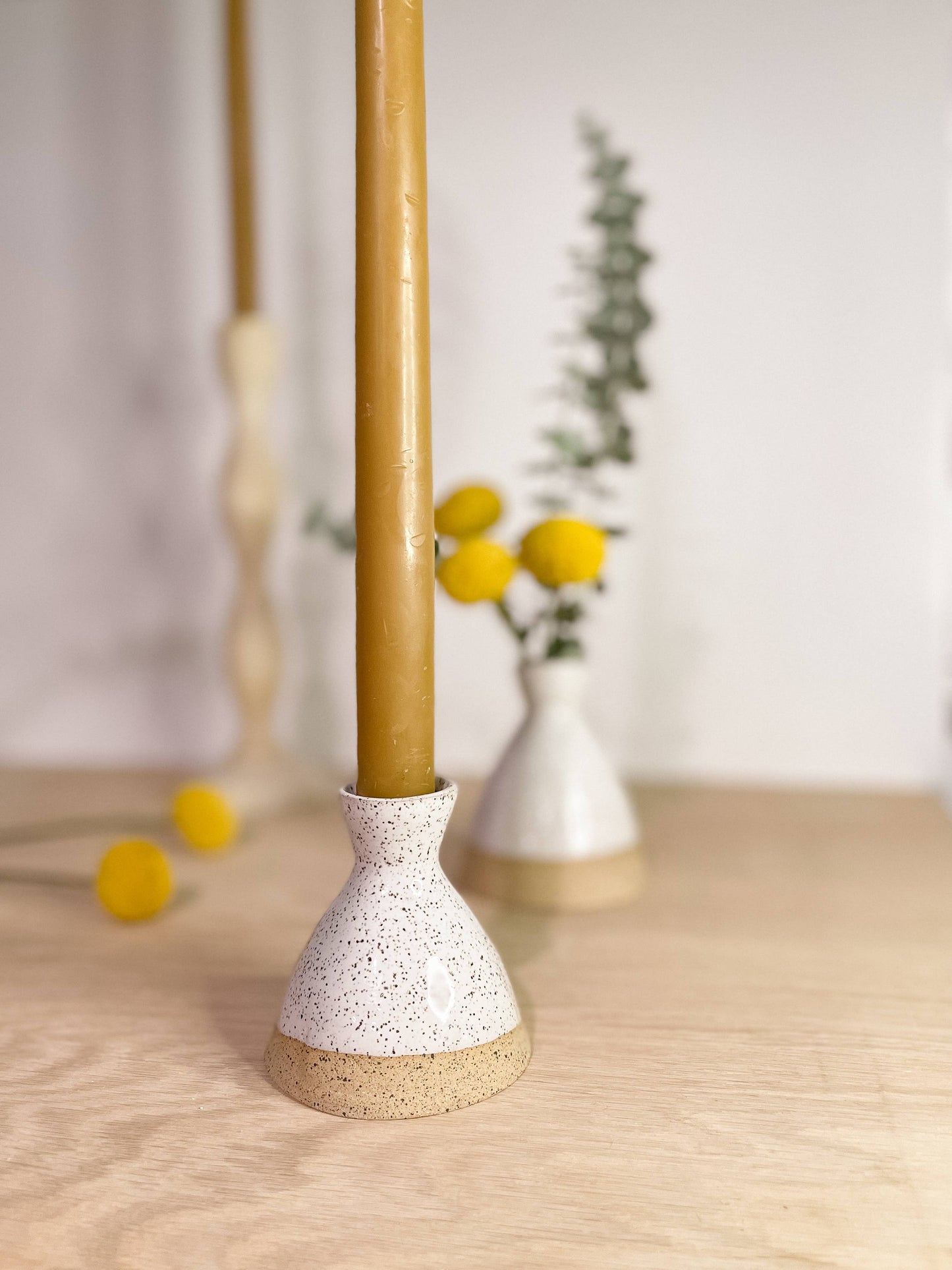 Ceramic Candle Taper Holder