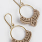 Macramé Dew Drop Earrings