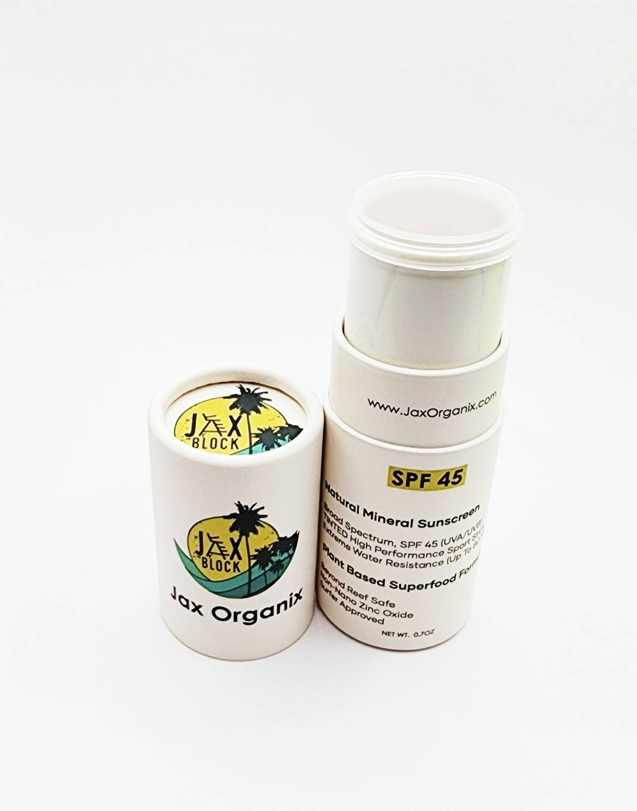 Jax Organix "Jax Block" Sunscreen Stick SPF 45