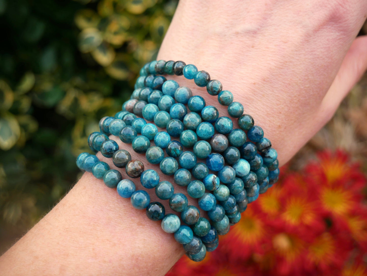 Apatite Beaded Bracelet