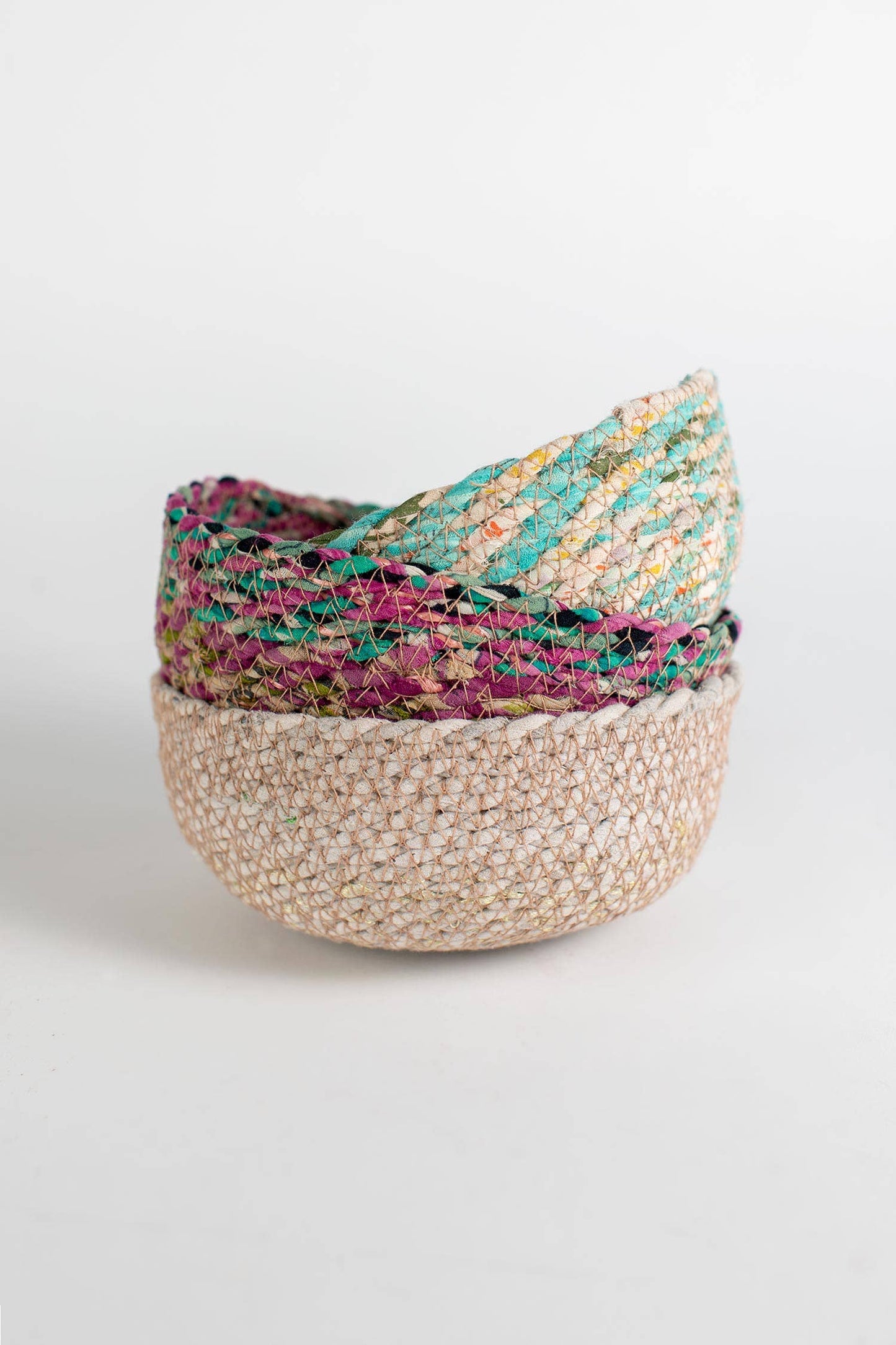 Swirling Sari Basket (Sm)