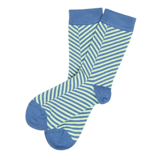 Chevron Socks Blue