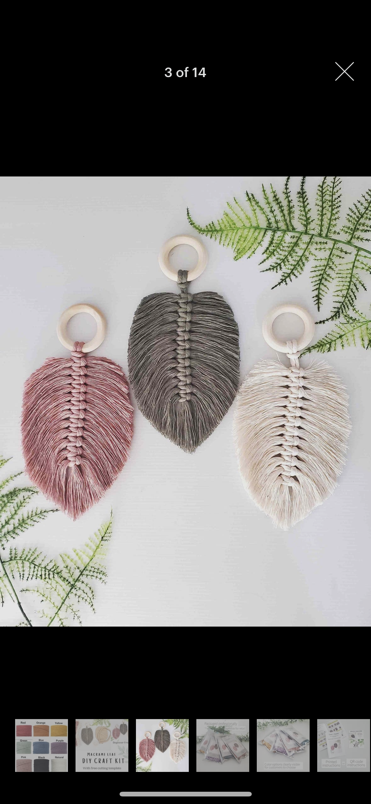 Macrame Leaf Kit