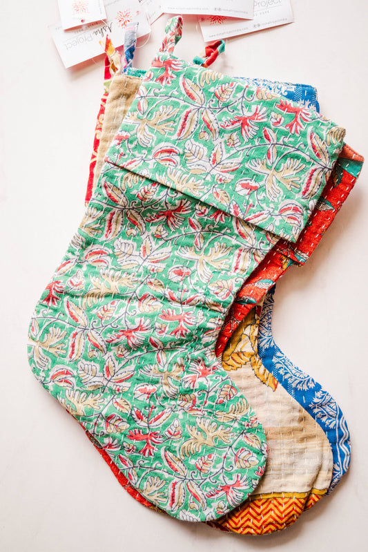 Kantha Stocking