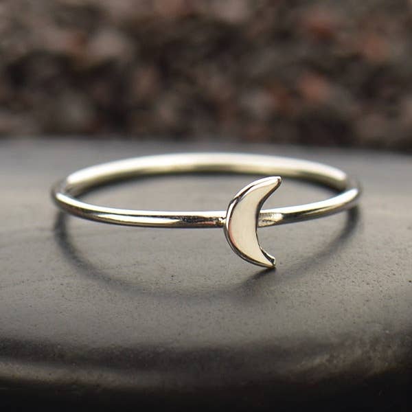 Tiny Moon Ring