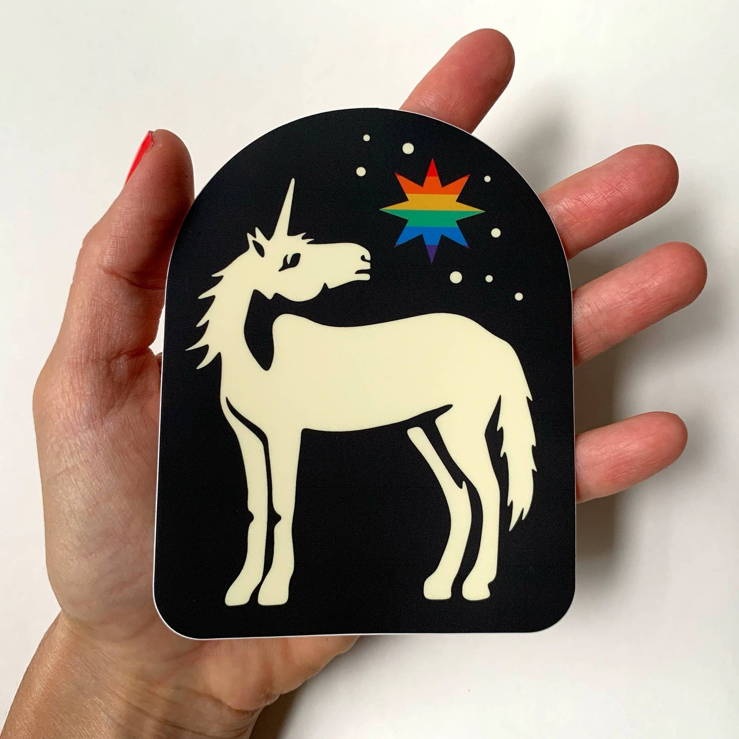 Pride/Unicorn/Rainbow Bumper Sticker, Durable Vinyl