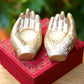 Mudra Hands Candleholders