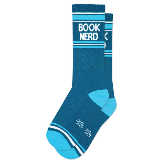 Book Nerd Gym Crew Socks