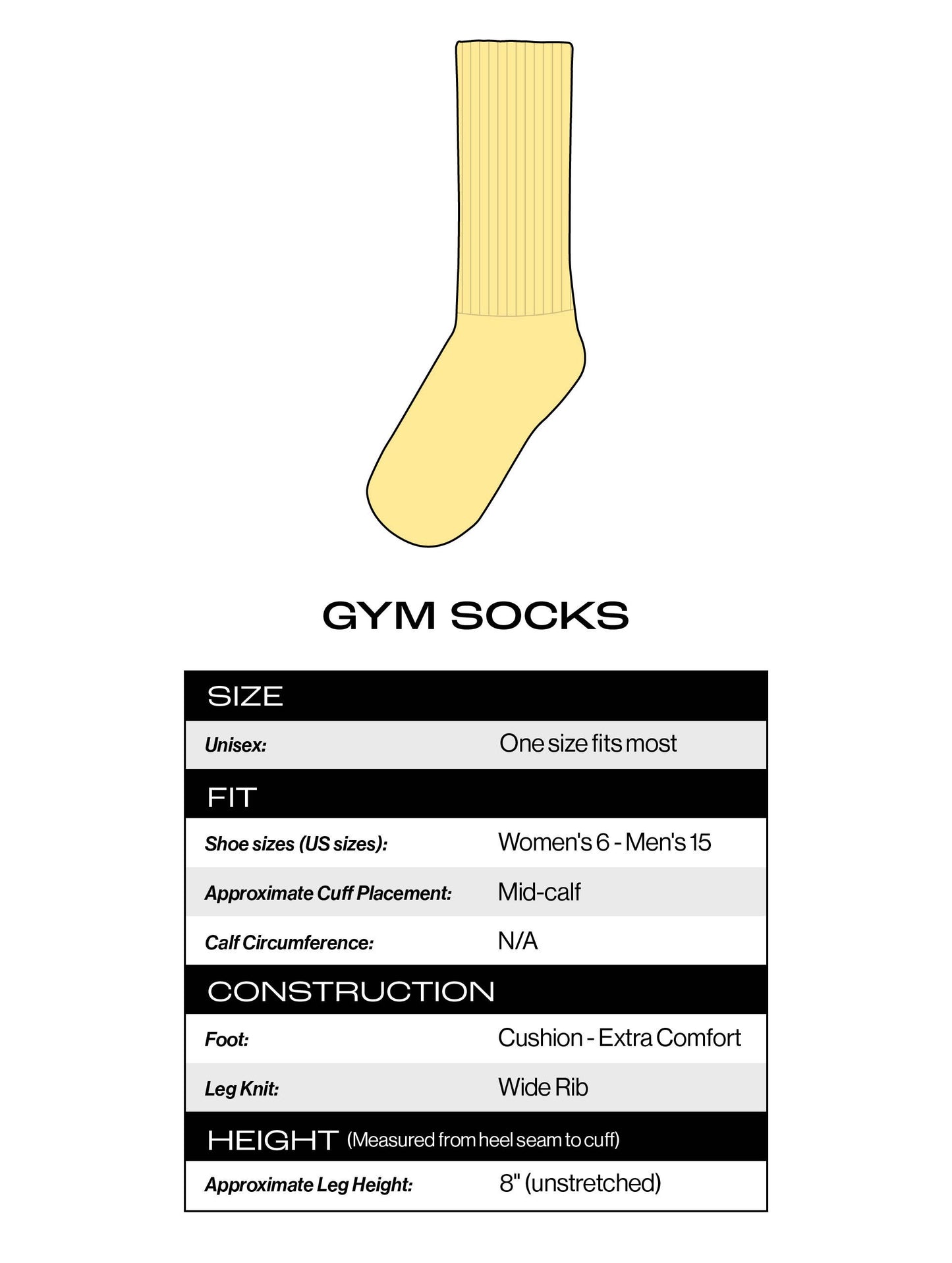 Plant Nerd Gym Crew Socks