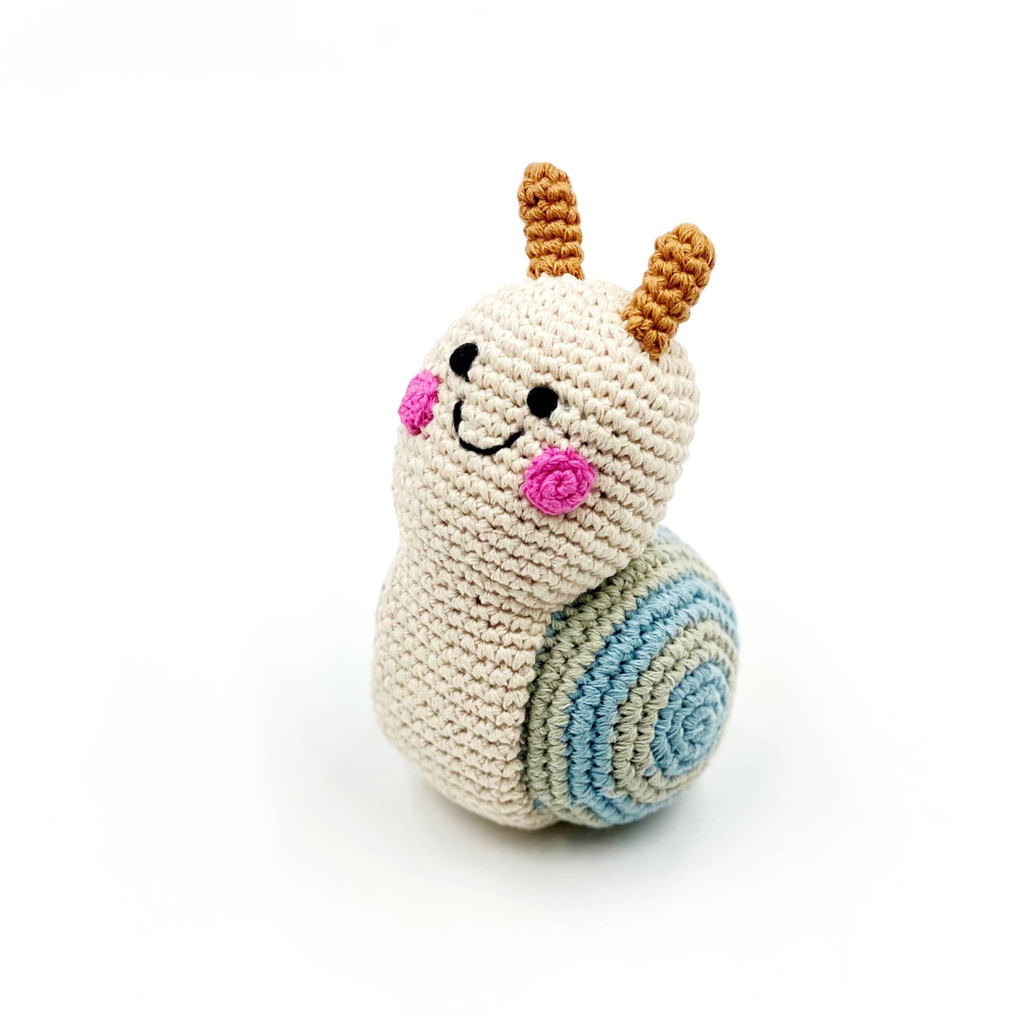 Garden Bug  - Plush Snail Rattle