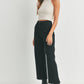 High Rise Cargo Pocket Wide Leg