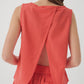 Women's Canopy Linen Blend Tulip Back Tank