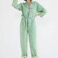 Zeta Carpenter Jumpsuit - Mint