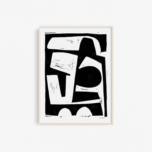 Reversible Shapes No.2 Art Print