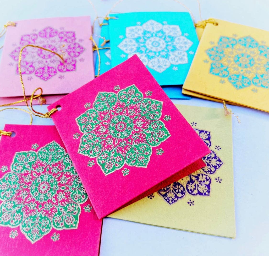 Mandala & Peacock Gift Tags