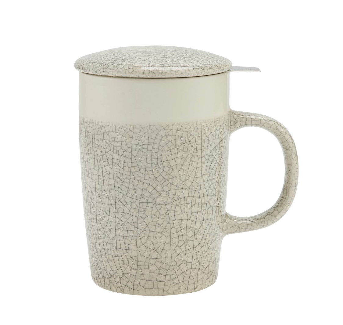 Personal Tea Infuser Mug Speckled 18 Oz