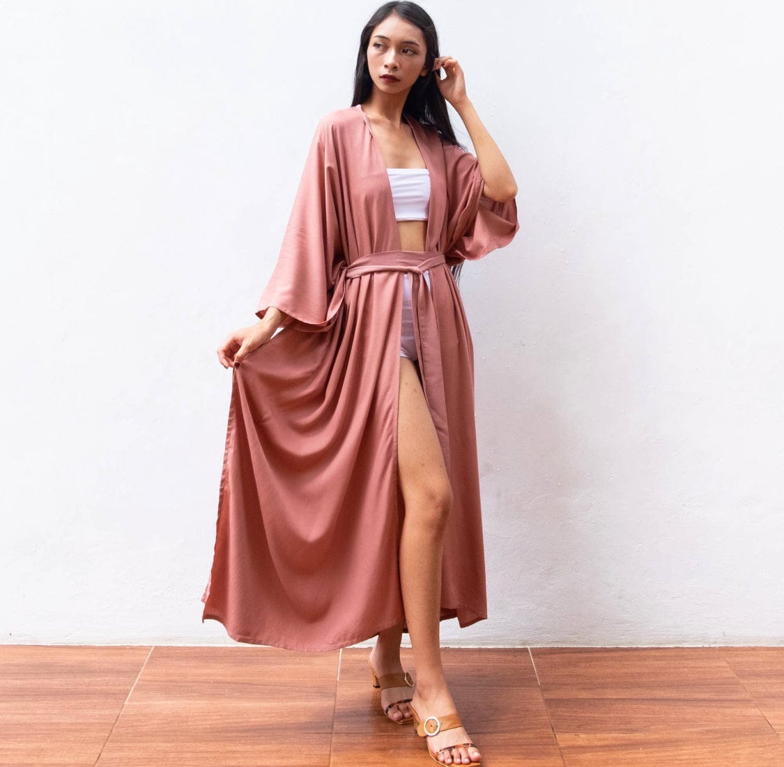 Dusty Rose Kimono